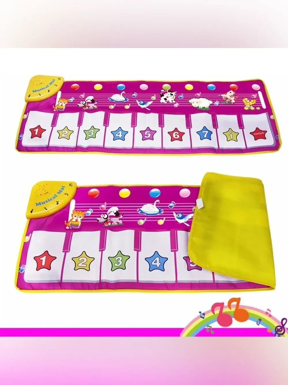 Kids Musical Play Piano Mat - Pink - Musical Play for Babies & Toddlers